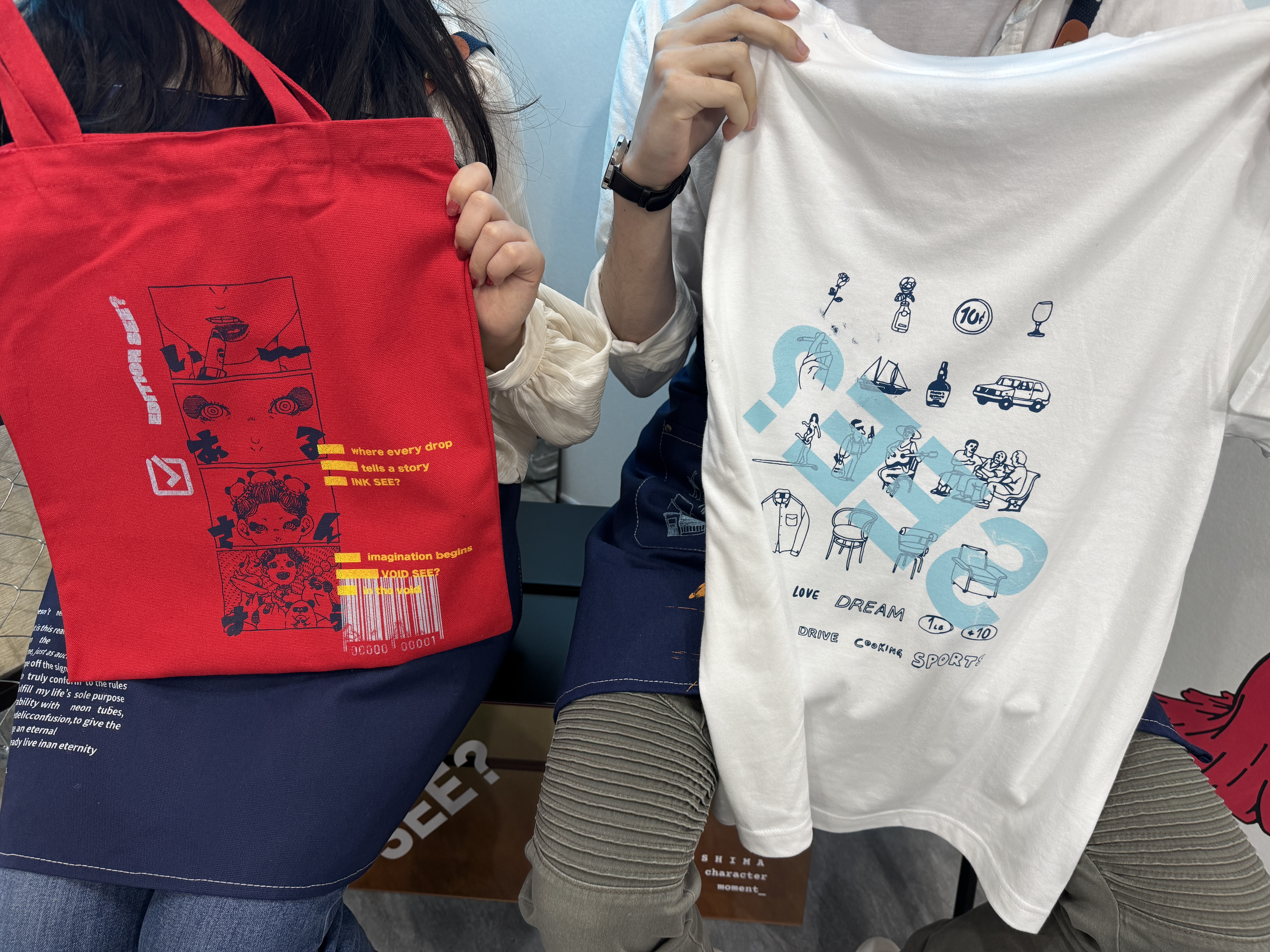 Tシャツ展示